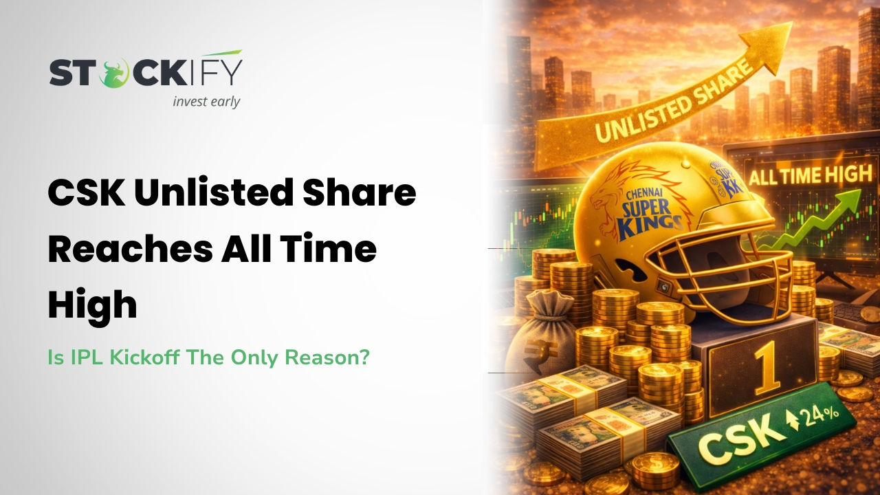 CSK Unlisted Share Jump 26% In 1 Week: What's Happening ?